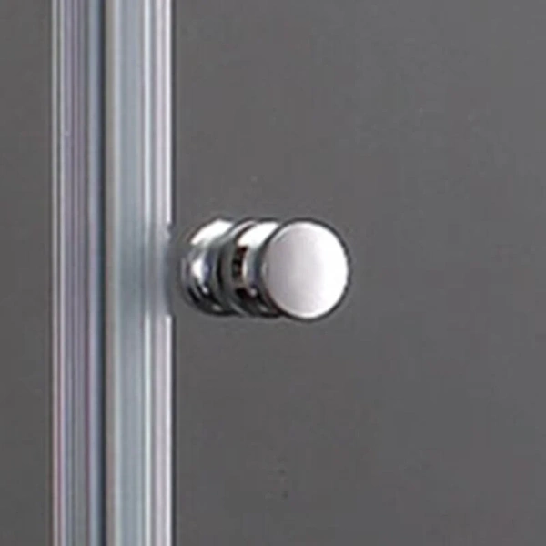 Душевая дверь в нишу Cezares Elena 90 см стекло рифленое Punto, правая ELENA-W-B-1-90-P-Cr-R (детальная фотография), 90 см