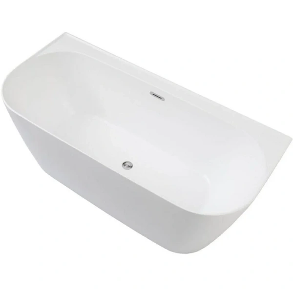 Ванна акриловая Allen Brau Priority 3, 170 х 78 см, слив-перелив в комплекте, белая матовая, 2.31003.21 (детальная фотография)