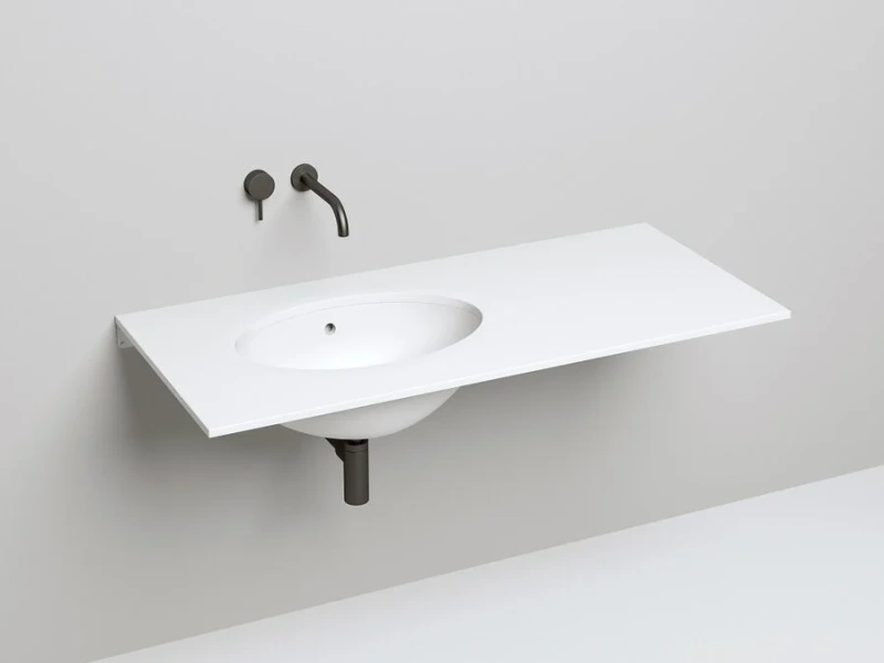 Раковина Salini Marea 12 109 56,5 см окраска по RAL полностью 1101109MF (детальная фотография), встраиваемые (в столешницу), пристенные