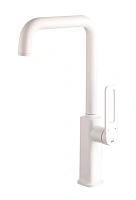 Смеситель для кухни IDDIS Slide белый матовый