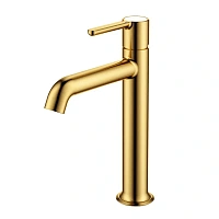 Смеситель для раковины Cezares Eco брашированное золото