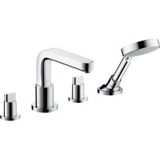 Смеситель на борт ванны хром Hansgrohe Metris S