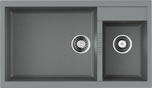 Мойка для кухни Omoikiri Tedori 86-2-LB-GR 86 см leningrad grey - фото 2