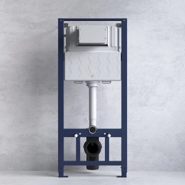 Унитаз с инсталляцией Am.Pm Awe IS490 с сиденьем микролифт и клавишей (детальная фотография), в наличии, нет в наличии index_1