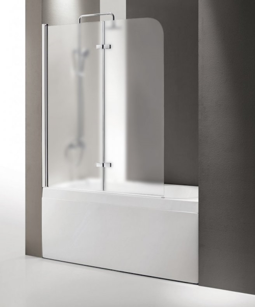 Шторка для ванны Cezares Eco 120х140 см левая стекло рифленое ECO-O-V-21-120/140-P-Cr-L (детальная фотография)