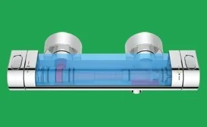 Смеситель для душа термостатический Grohe Grohtherm 2000 34169001 (детальная фотография), округлая форма