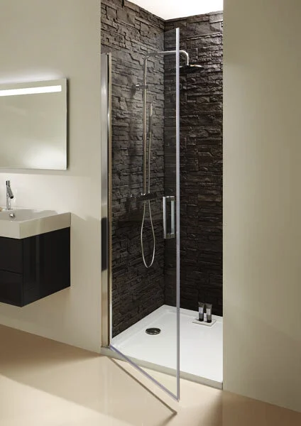 Душевая дверь в нишу Jacob Delafon Contra E22T90 90 см распашная (детальная фотография), 90 см