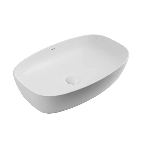 Раковина Abber Rechteck 60 см белая матовая - фото 2