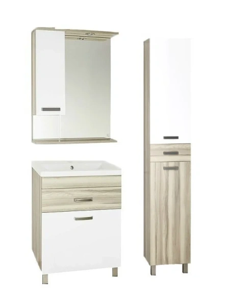 Шкаф-пенал напольный Style Line Ориноко 36 см белый/ориноко ЛС-00000385 (детальная фотография), 35 см