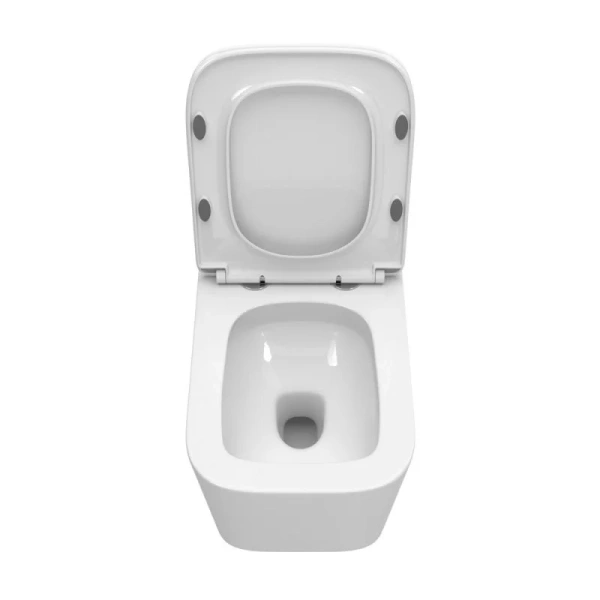 Унитаз подвесной BelBagno Due с сиденьем микролифт BB5171CH-TOR/SC (детальная фотография), фаянс, керамика
