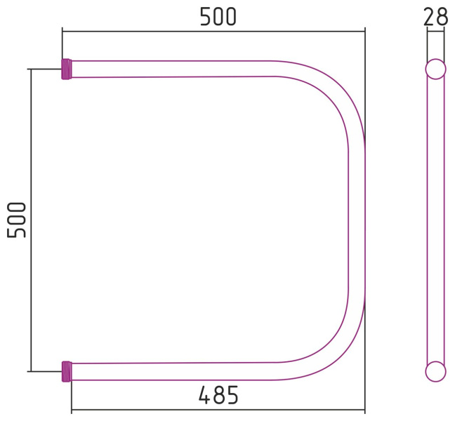 Схема (детальная фотография), хром