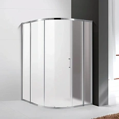 Душевой уголок Cezares Molveno 120х120 см стекло рифленое профиль хром
