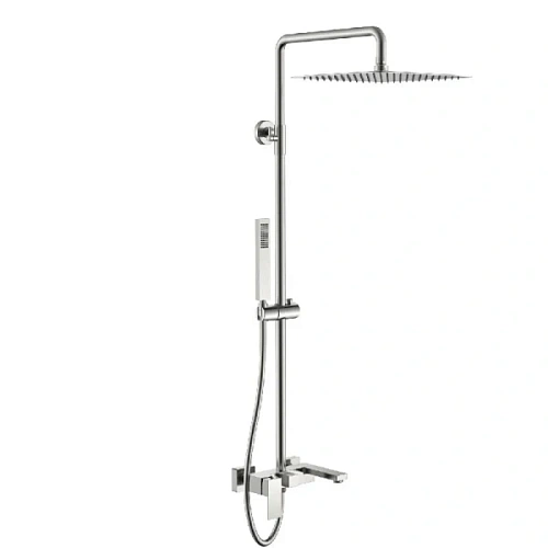 Душевая стойка Boheme Qubic brushed nickel - фото 7