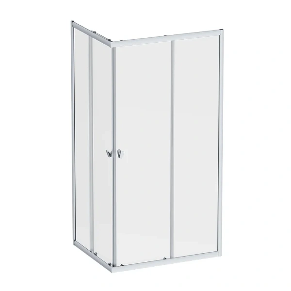 Душевой уголок Am.Pm Sunny 100x80 см хром матовый W87G-403-10080-MT (детальная фотография), в наличии