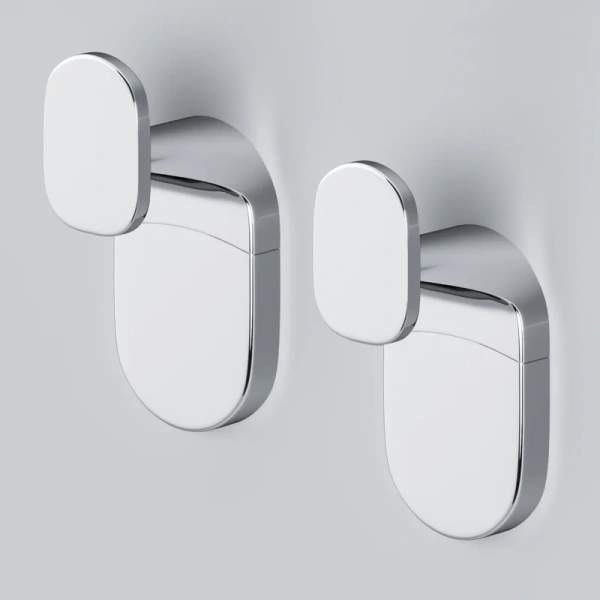 Крючок для ванной AM.PM X-Joy 2 шт, хром A84345500 (детальная фотография), металлические