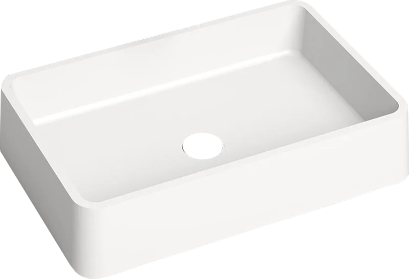 Раковина Salini Gloria 07 60 см накладная, белый матовый 1102207M (детальная фотография)