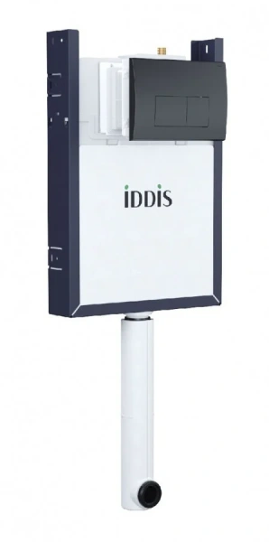 Бачок скрытого монтажа IDDIS Optima Home кнопка смыва черная OPH0MBCi32K (детальная фотография)