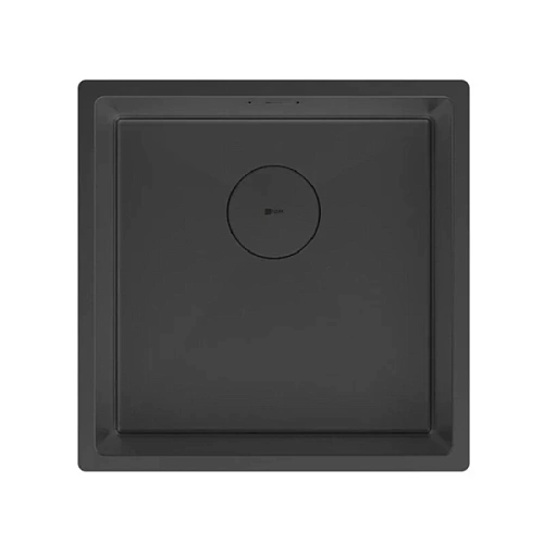 Мойка для кухни Lemark Olanga 44 см чёрный матовый - фото 1