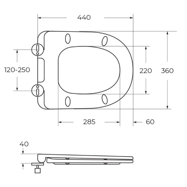 Унитаз подвесной BelBagno Sfera-R с сиденьем из дюропласта BB046CHR/SC (детальная фотография), с горизонтальным, прямым выпуском, с прямым выпуском