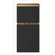 Шкаф подвесной Misty Ива 40 см графит/дуб вотан