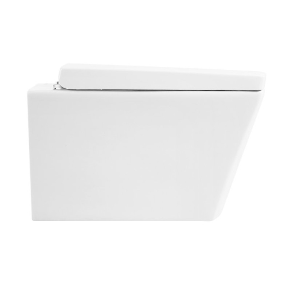 Унитаз подвесной BelBagno Regina безободковый BB104CH (детальная фотография), без бачка, со скрытым бачком