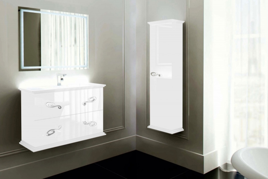 Тумба без раковины La Beaute LOIRET 100 (детальная фотография), по запросу