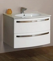 Тумба под раковину подвесная Cezares Comfort 75 см Bianco Lucido