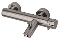 Смеситель для ванны Paffoni Light сталь