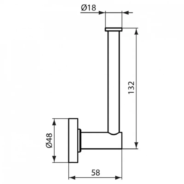 Бумагодержатель Ideal Standard Iom A9132 для запасных рулонов (детальная фотография), современные, hi-tech