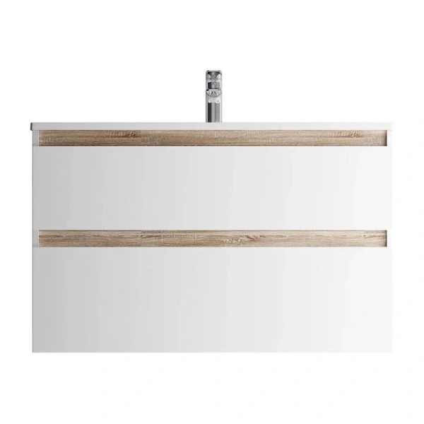 Тумба под раковину подвесная Am.Pm X-Joy 100 см белый глянец M85AFHX1002WG (детальная фотография)