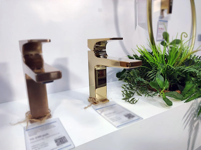 Смеситель для раковины Hansgrohe Metropol полированное золото 32507990 (детальная фотография), золото