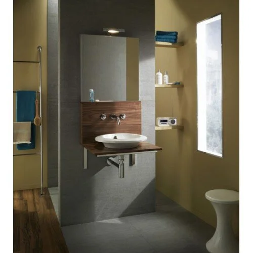 Раковина Jacob Delafon Ronde 47 см накладная E1183-00 (детальная фотография), белые