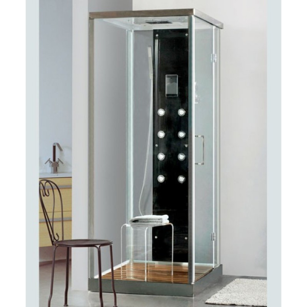 Душевая кабина Wasserfalle W-9901 (детальная фотография), прямоугольные