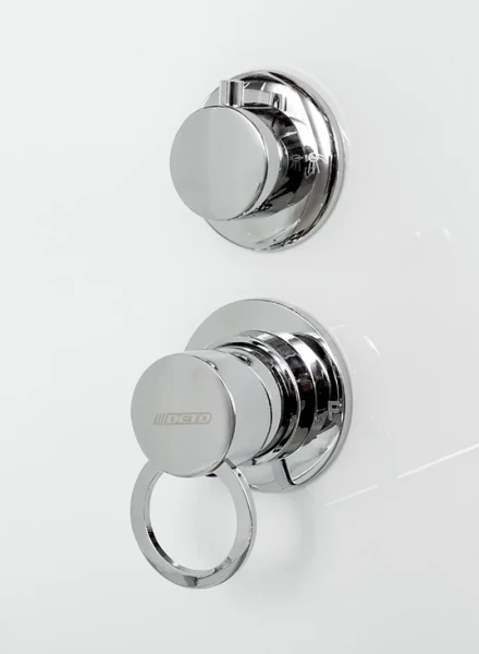 Душевая кабина Deto K 120x90 см с крышей K402S (детальная фотография), 120х90