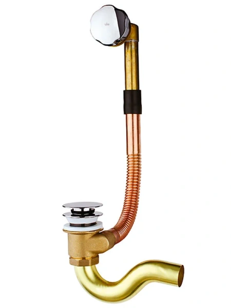 Слив перелив Timo хром 8004 chrome 8004/00 (детальная фотография)