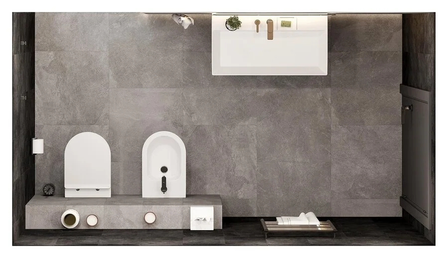 Биде напольное Kerama Marazzi Pompei белое PO.bidet.01 (детальная фотография), круглой формы