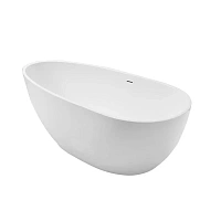 Ванна акриловая Grossman Fly, 160 x 80 см, отдельностоящая, белая, GR-1103