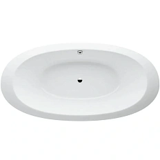 Ванна акриловая Laufen Ilbagnoalessi One 203х102 см овальная