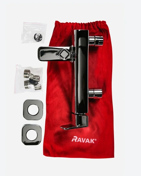 Смеситель для ванны Ravak 10° TD 022.00/150 мм X070065 (детальная фотография), однорычажные, двухрычажные