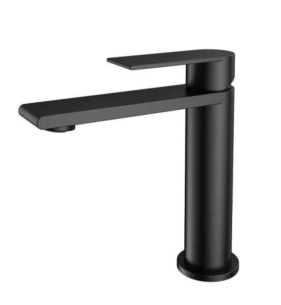 Смеситель для раковины Vincea Vogue черный матовый VBF-2VS1MB (детальная фотография)