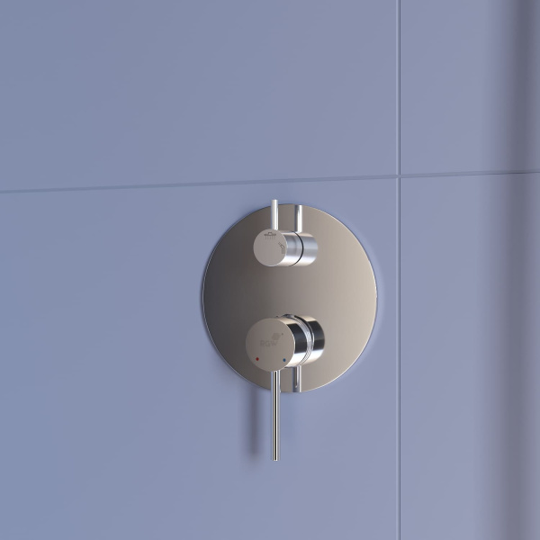 Душевой комплект RGW Shower Panels SP-52 21140852 встраиваемый (детальная фотография), хром, черные index_1