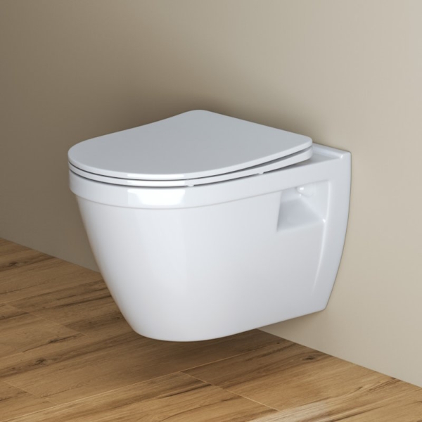 Унитаз подвесной BelBagno Loto безободковый BB070CHR (детальная фотография), современные, hi-tech, круглые