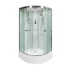 Душевая кабина Deto EM 100x100 см с гидромассажем