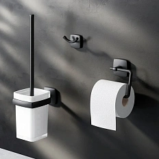 Набор аксессуаров для ванной Am.Pm Gem черный матовый