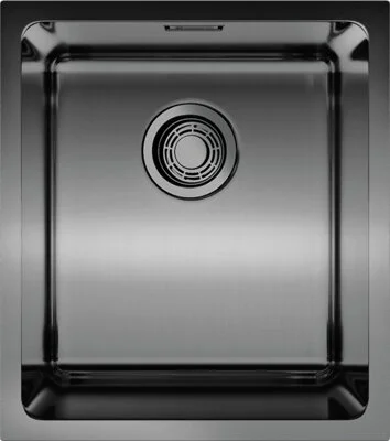 Мойка для кухни Omoikiri Tadzava 39-U/I-GM 39 см вороненая сталь 4993079 (детальная фотография)