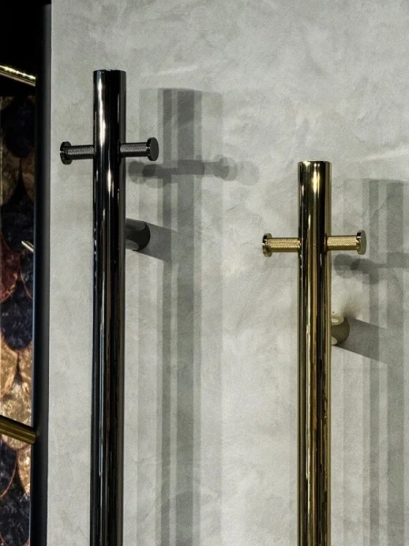 Полотенцесушитель электрический Boheme Uno 12x150 см золото 726-G (детальная фотография), настенные