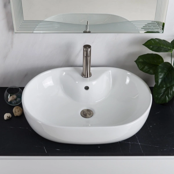 Раковина BelBagno 60 см накладная BB1151 (детальная фотография), 60 см