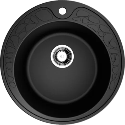 Мойка для кухни Omoikiri Tovada 51-BL 51 см черная 4993369 (детальная фотография)