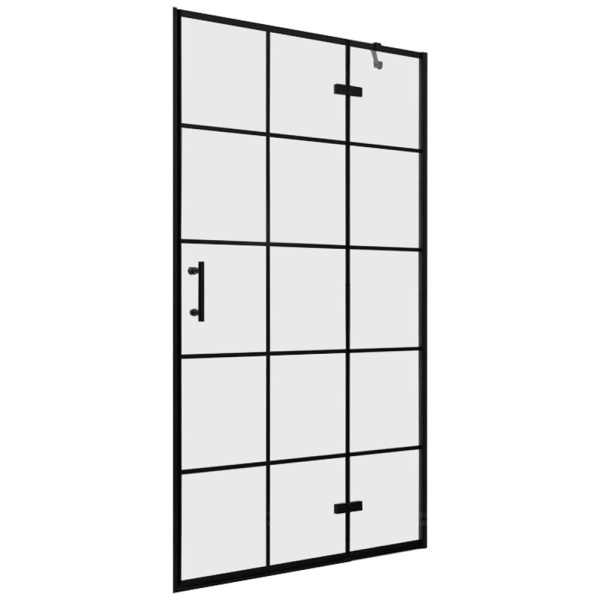 Душевая дверь в нишу RGW Passage PA-07B L 90 см профиль черный 41080709-84L (детальная фотография)