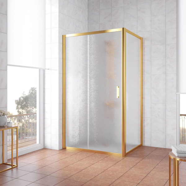 Душевой уголок стекло шиншилла Vegas-glass ZP+ZPV 100х80 02 (детальная фотография), 100х80